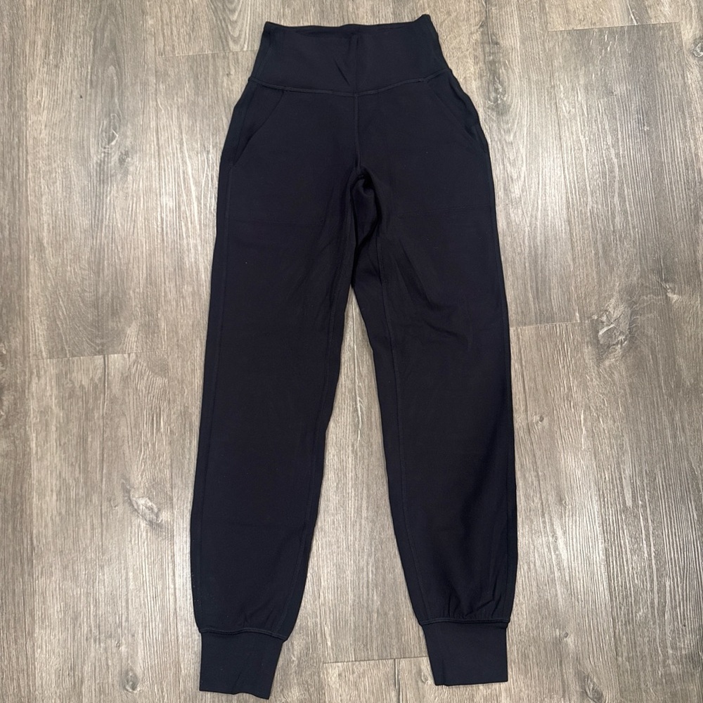 Lululemon Black High-Waist Jogger Pants